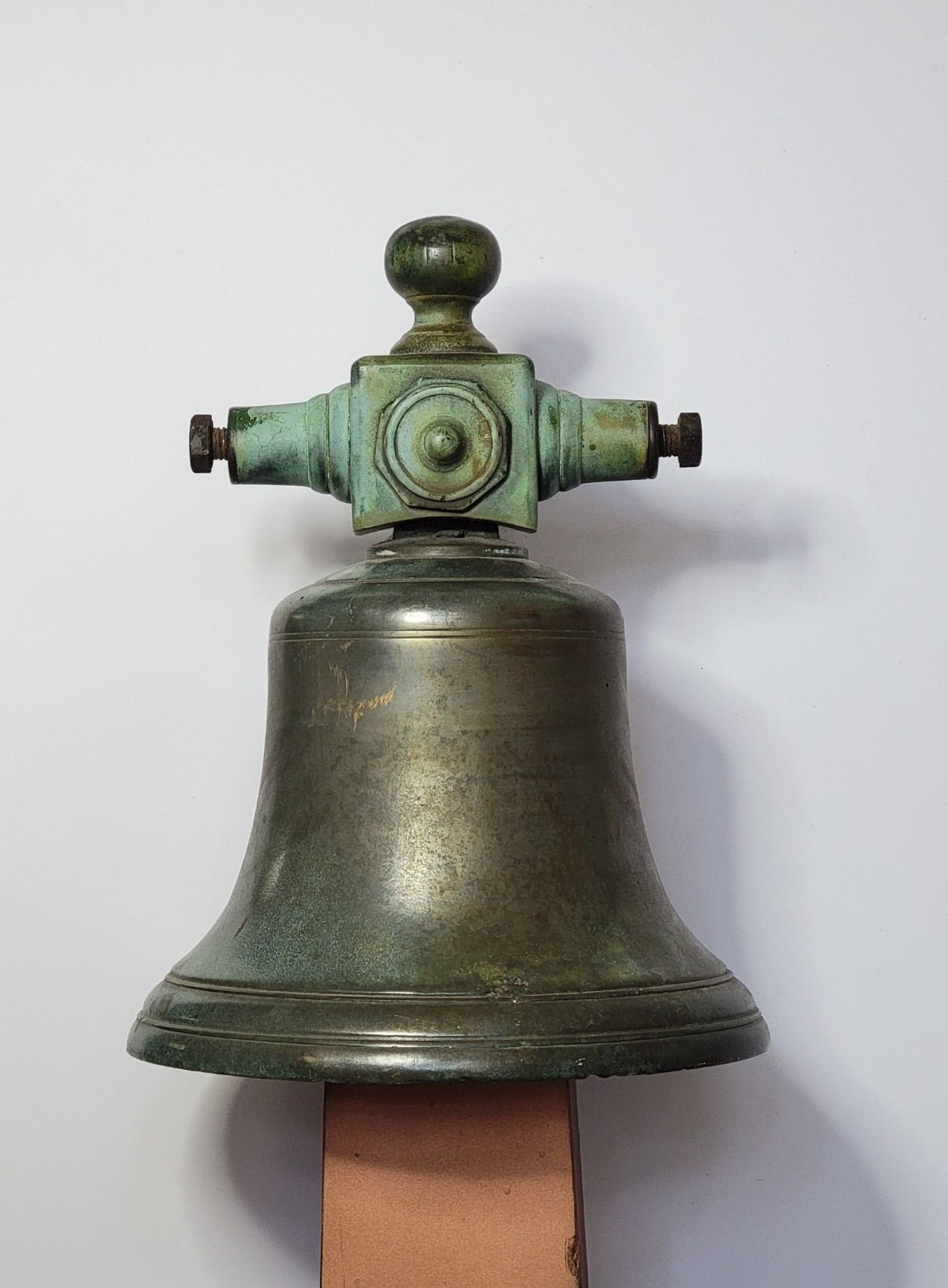 Antique 19th Century Brass or Bronze Ship's Bell ❦ Nautical
