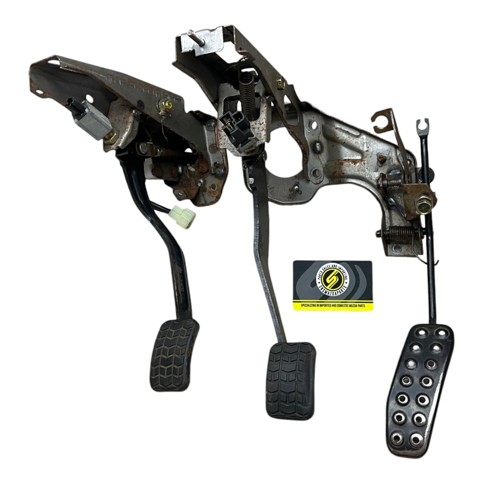 90-05 Mazda Miata OEM Manual Trans Clutch Gas Brake Pedal Complete Swap Kit #2