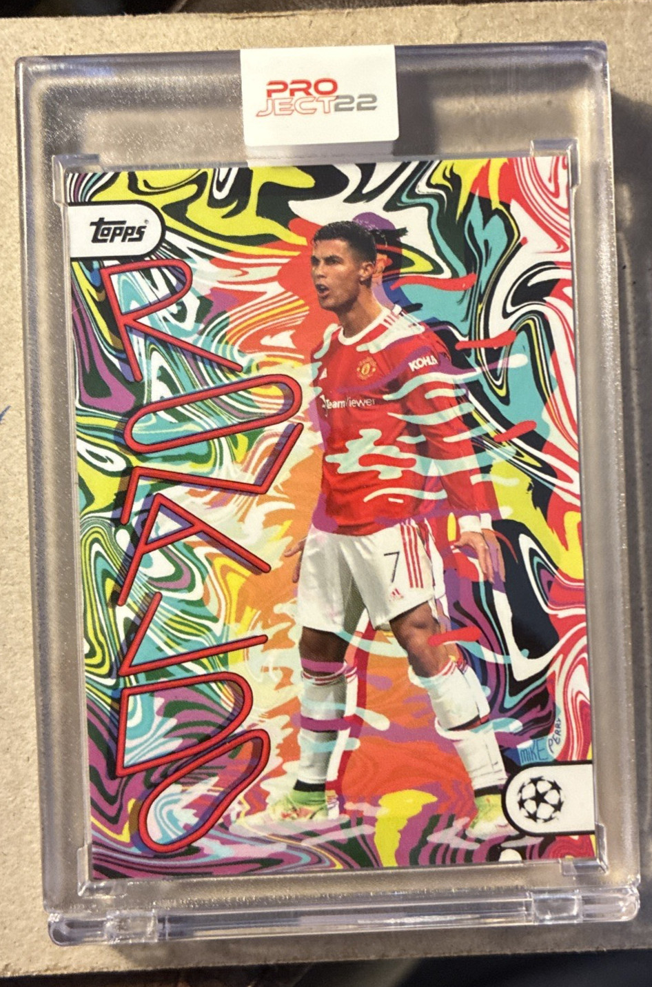 2022 Topps Project 22 Champions League Cristiano Ronaldo Portugal/Manchester Utd 2022 Topps Project 22 Champions League Cristiano Ronaldo Portugal/Manchester Utd