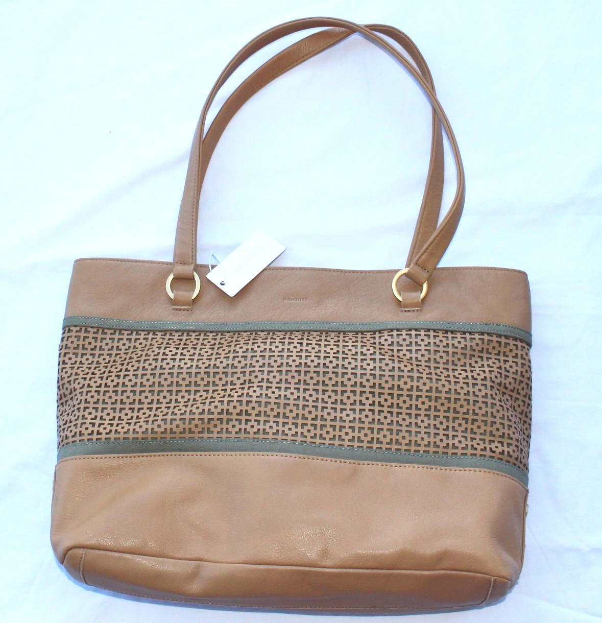 $445 New HAMMITT Leather Shoulder Bag ANDERSON TOTE Breeze Black Tan Snap Purse $445 New HAMMITT Leather Shoulder Bag ANDERSON TOTE Breeze Black Tan Snap Purse