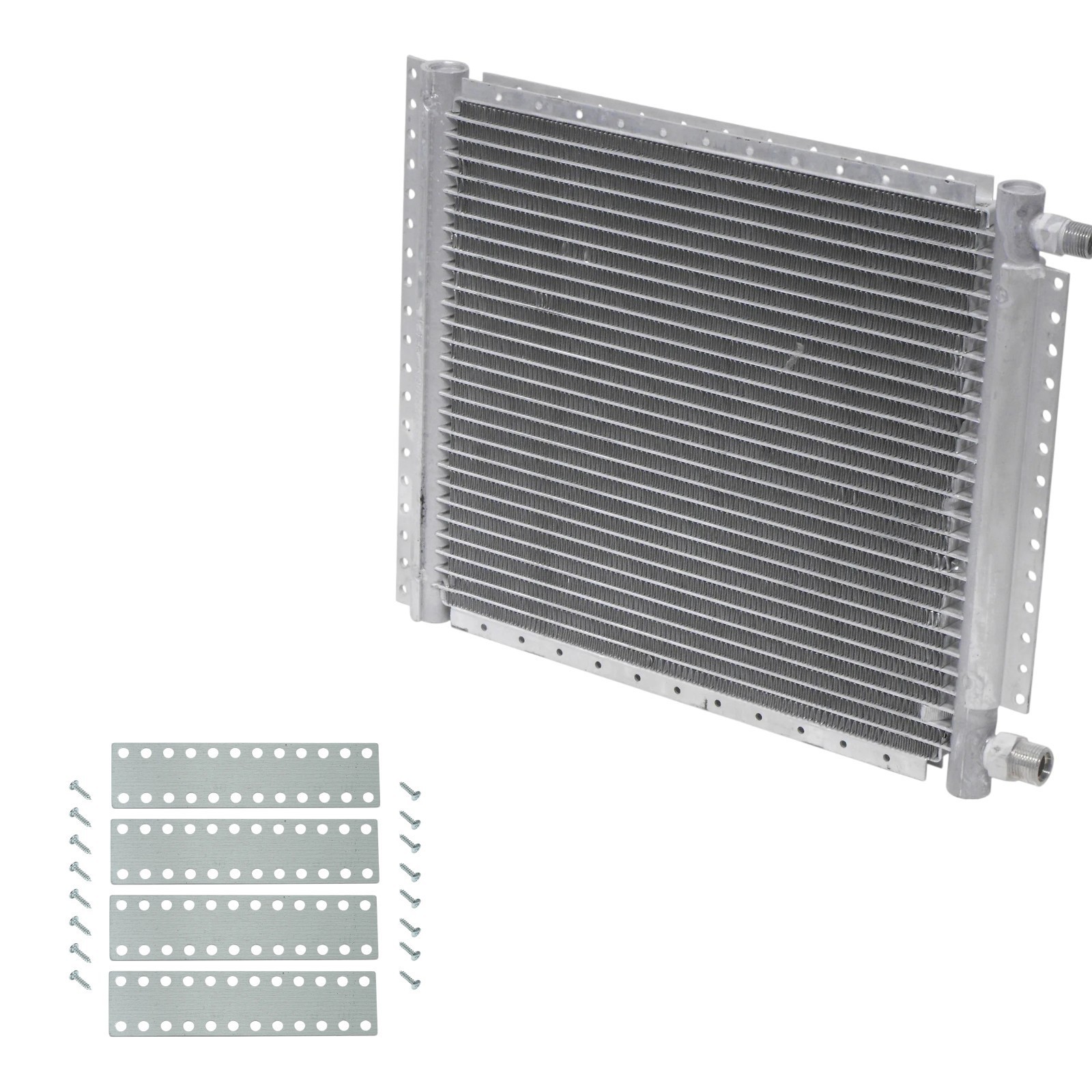 A/C Universal Condenser With Bracket Parallel Flow 12 x 14 O-ring #6 And #8