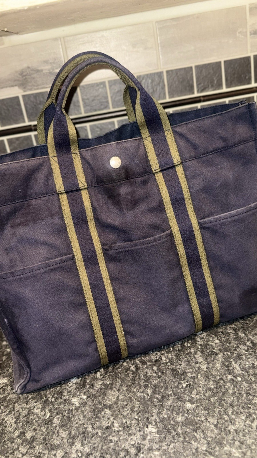 vintage Hermès Deauville MM Tote Bag vintage Hermès Deauville MM Tote Bag