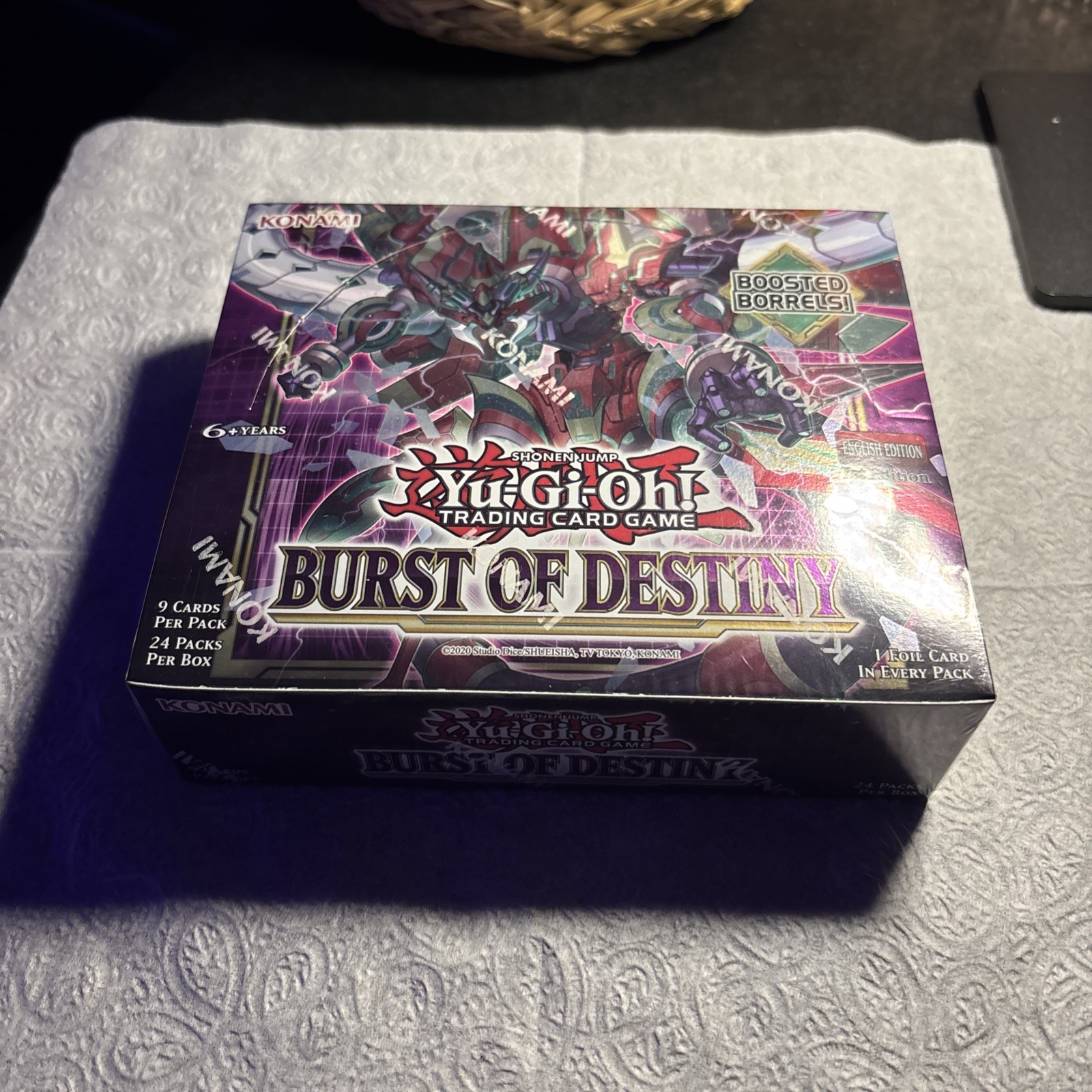 Yu-Gi-Oh Burst Of Destiny Booster Box 24 packs SEALED Yu-Gi-Oh Burst Of Destiny Booster Box 24 packs SEALED