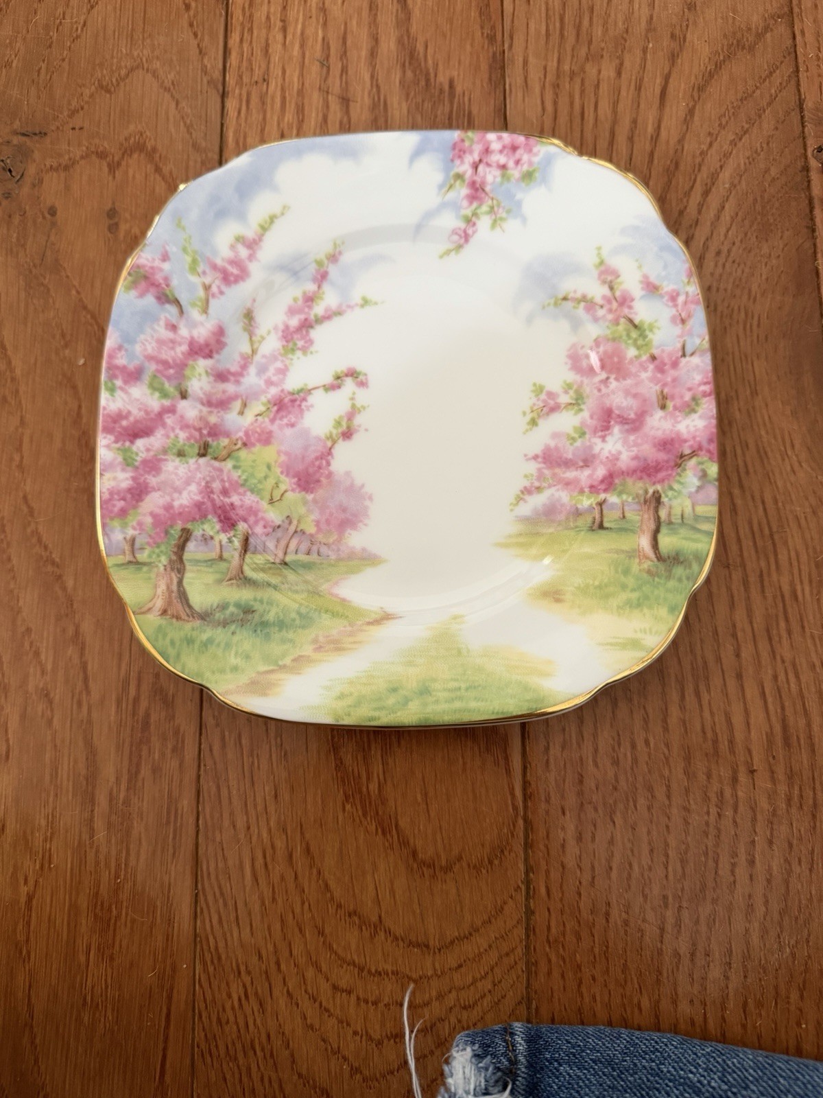VTG Royal Albert Blossom Time Dinner Plate Set of 6 Bone China VTG Royal Albert Blossom Time Dinner Plate Set of 6 Bone China