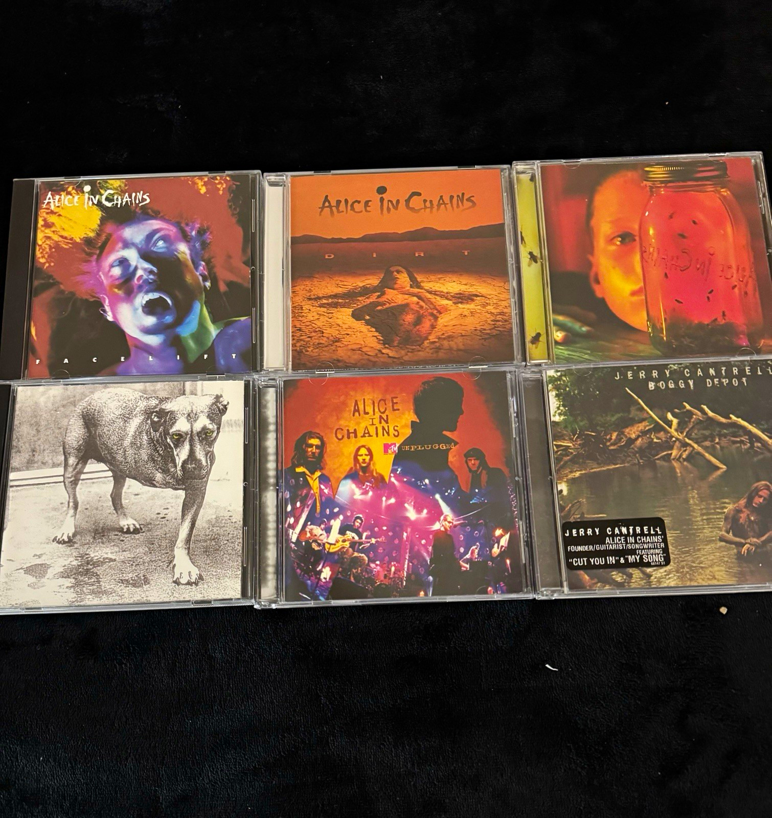 Alice in Chains/Jerry Cantrell 6 CD Lot Very Good Condition Alice in Chains/Jerry Cantrell 6 CD Lot Very Good Condition