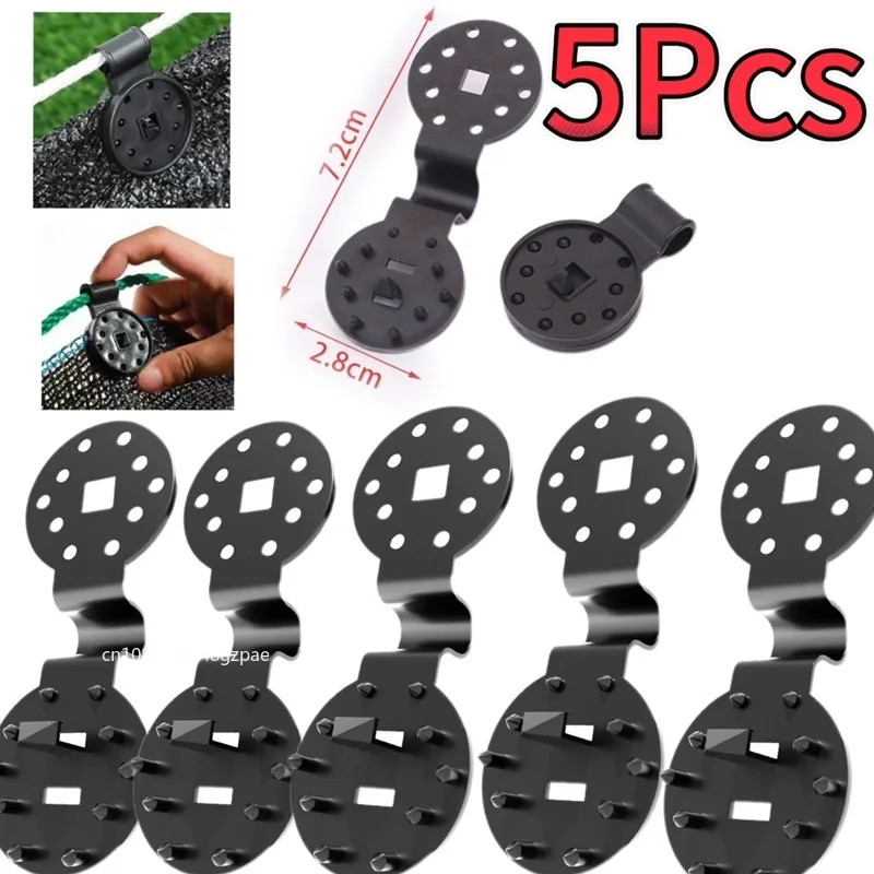5/10/100Pcs Heavy Duty Lock Grip Plastic Clips Greenhouse Shade Cloth Fix Clamp 