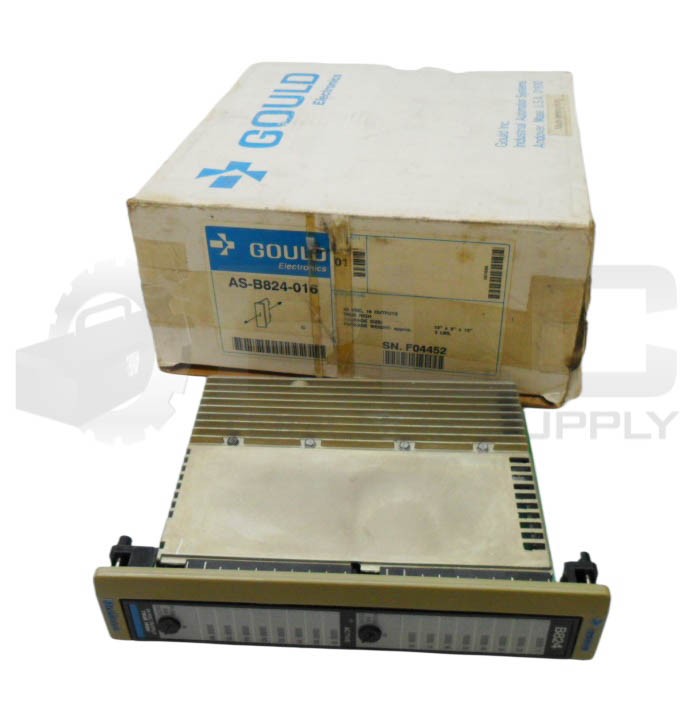 NEW GOULD AS-B824-016 OUTPUT MODULE 24VDC 16 OUTPUTS *READ*