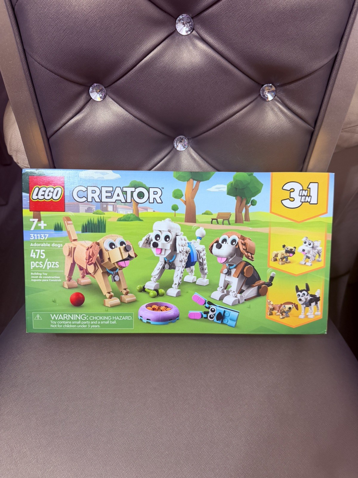 NEW Sealed Box LEGO Creator 3 in 1 Adorable Dogs Animal Figures Toys 31137 RARE NEW Sealed Box LEGO Creator 3 in 1 Adorable Dogs Animal Figures Toys 31137 RARE