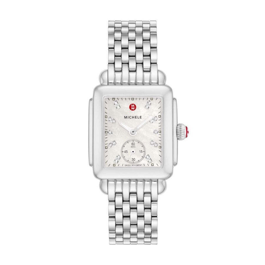 NEW Michele Deco Mid Diamond Dial MOP MWW06V000002 Ladies 29mm Watch NEW Michele Deco Mid Diamond Dial MOP MWW06V000002 Ladies 29mm Watch
