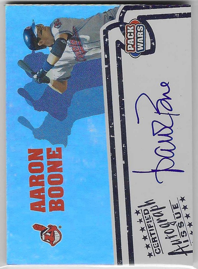 2005 Topps Pack Wars Aaron Boone Autograph (#PWA-AB)