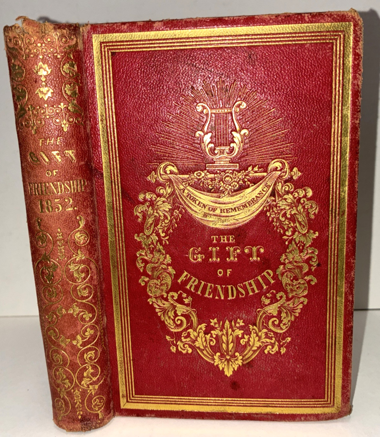 1851 The Gift of Friendship Rare Illustrated Gift Book HC 1851 The Gift of Friendship Rare Illustrated Gift Book HC