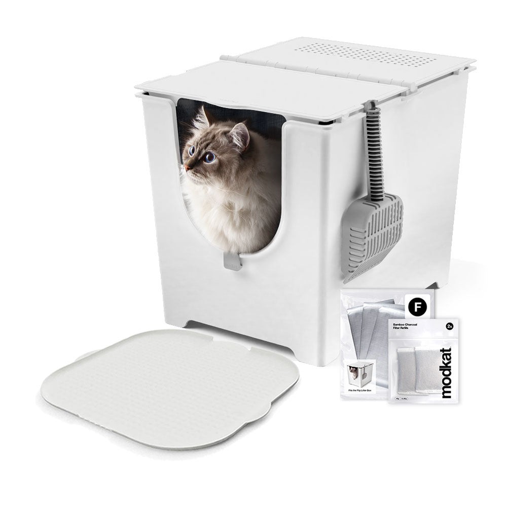 Modkat Front Entry Flip Litter Box Starter Kit (All Colors) NEW ✨ Modkat Front Entry Flip Litter Box Starter Kit (All Colors) NEW ✨