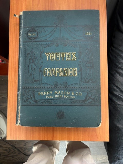 RARE 1861 *The Youth\'s Companion* VOL 64 COMPLETE (Jan 1-Dec 31) BOUND, HUGE HC