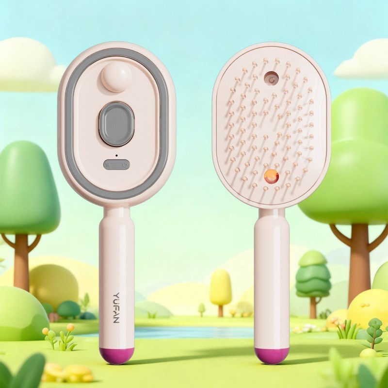 Electric Steam Brush, Electric Steam Brushs for Hair, Rechargeable 2026 New