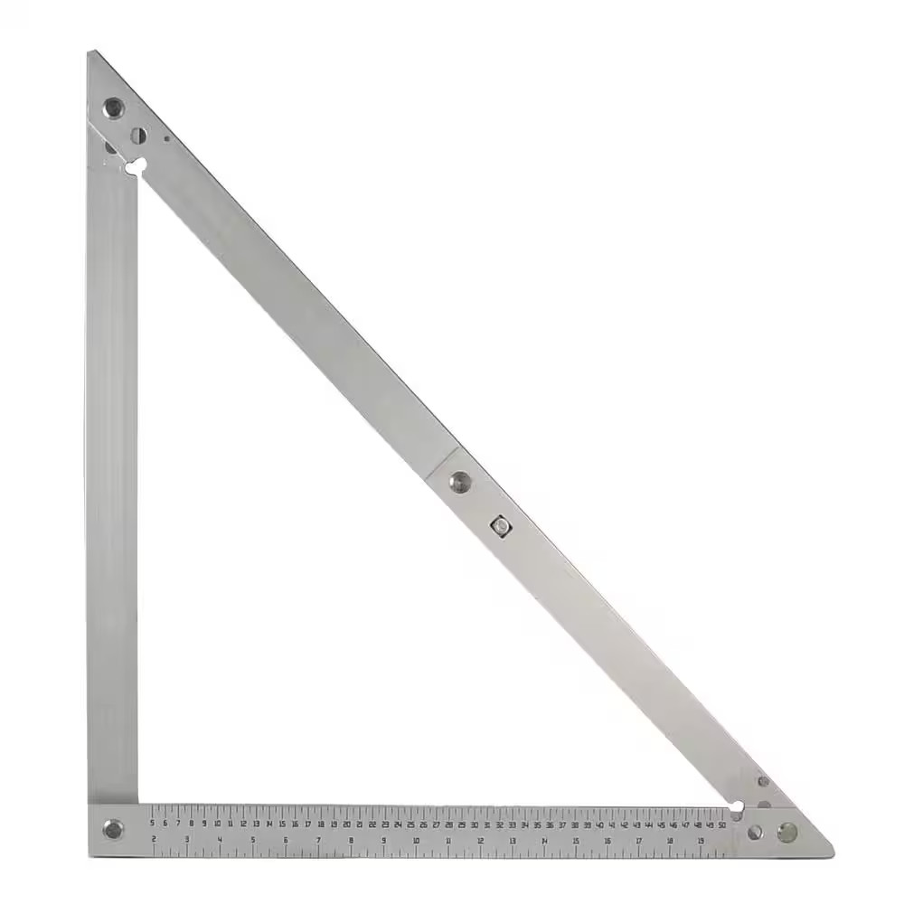 24 In. Aluminum Tri-Fold Paver Square Layout Tool 24 In. Aluminum Tri-Fold Paver Square Layout Tool