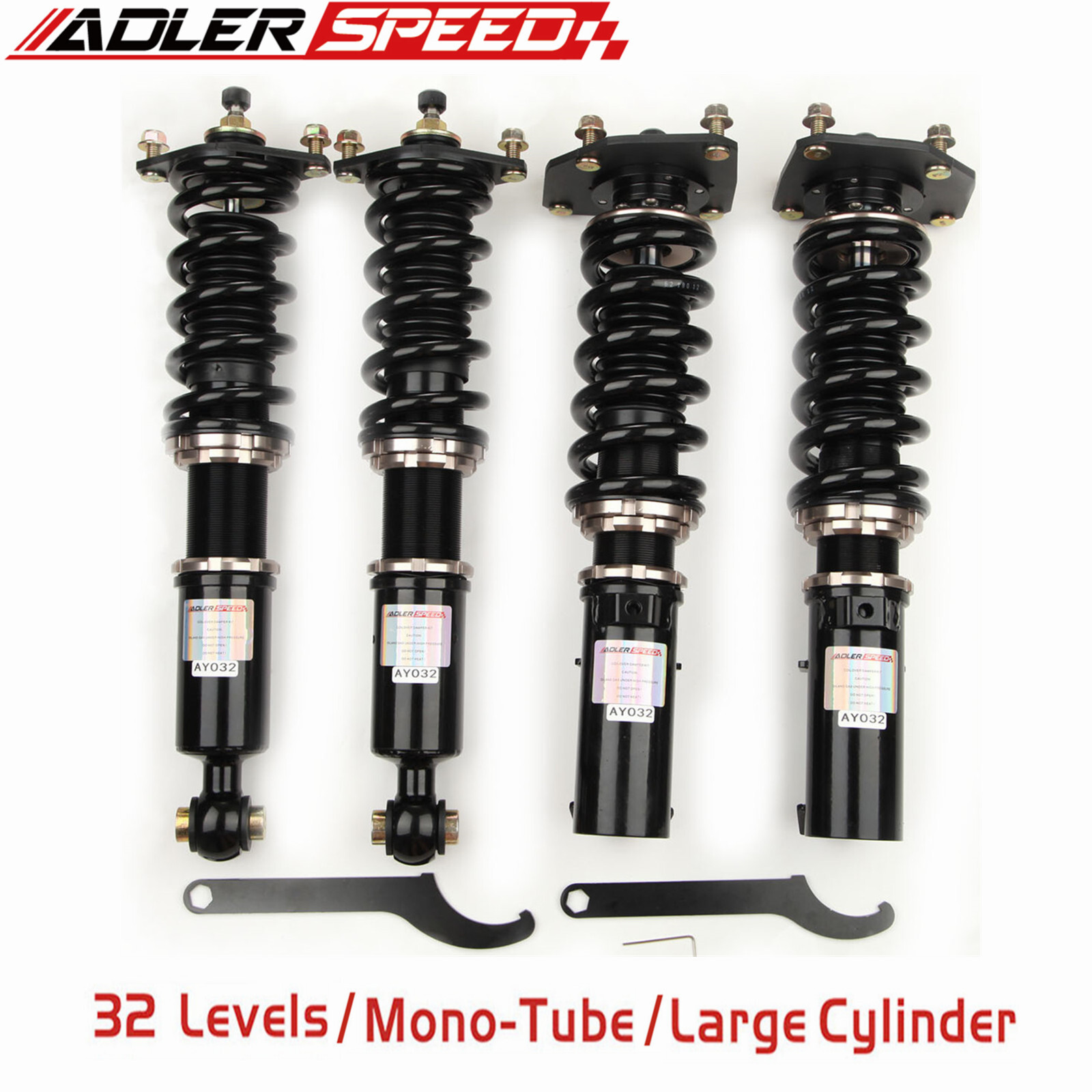 32-Way Damping Coilovers Lowering Suspension Kit For 1990-94 Eclipse (1G) /Talon