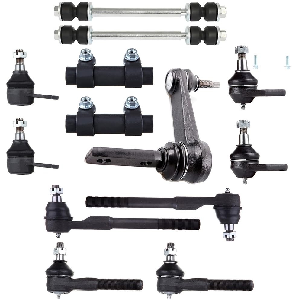13pc Front Sway Bars Idler Arm Ball Joints Suspension Kit Dodge Ram 1500 2000-01