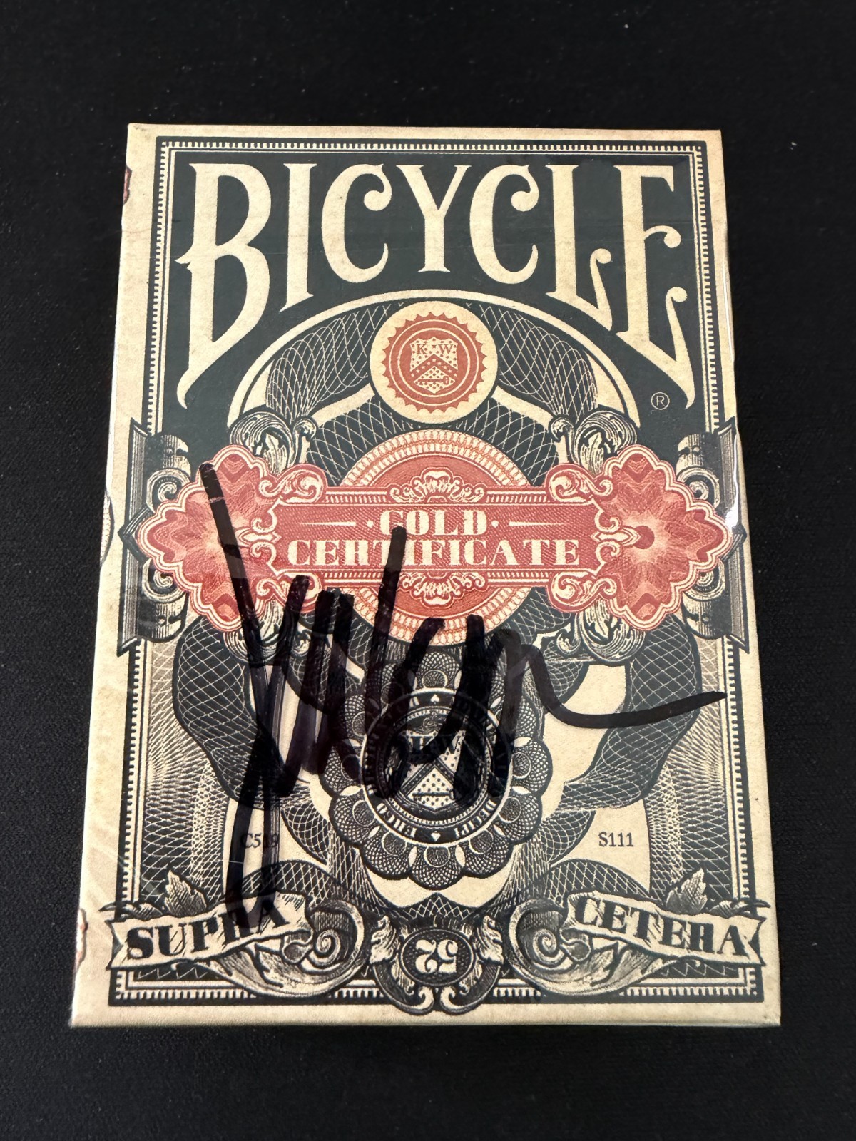 Federal 52 Gold Certificate (Signed OG) Playing Cards Deck by Kings Wild Project