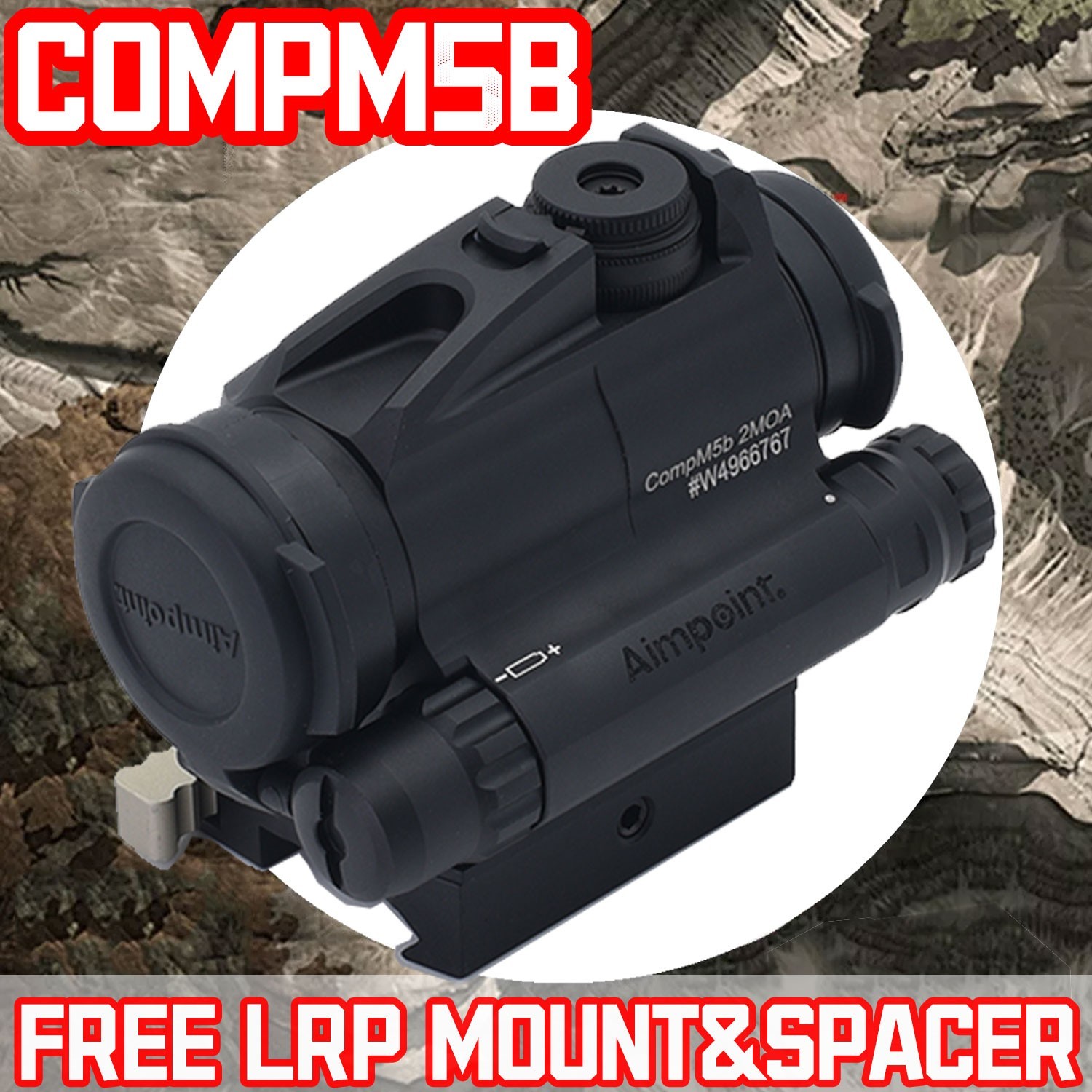 EVOLUTIONGEAR COMP M5B RDS w LRP QD Mount Absolute Height - HOLD 5.56
