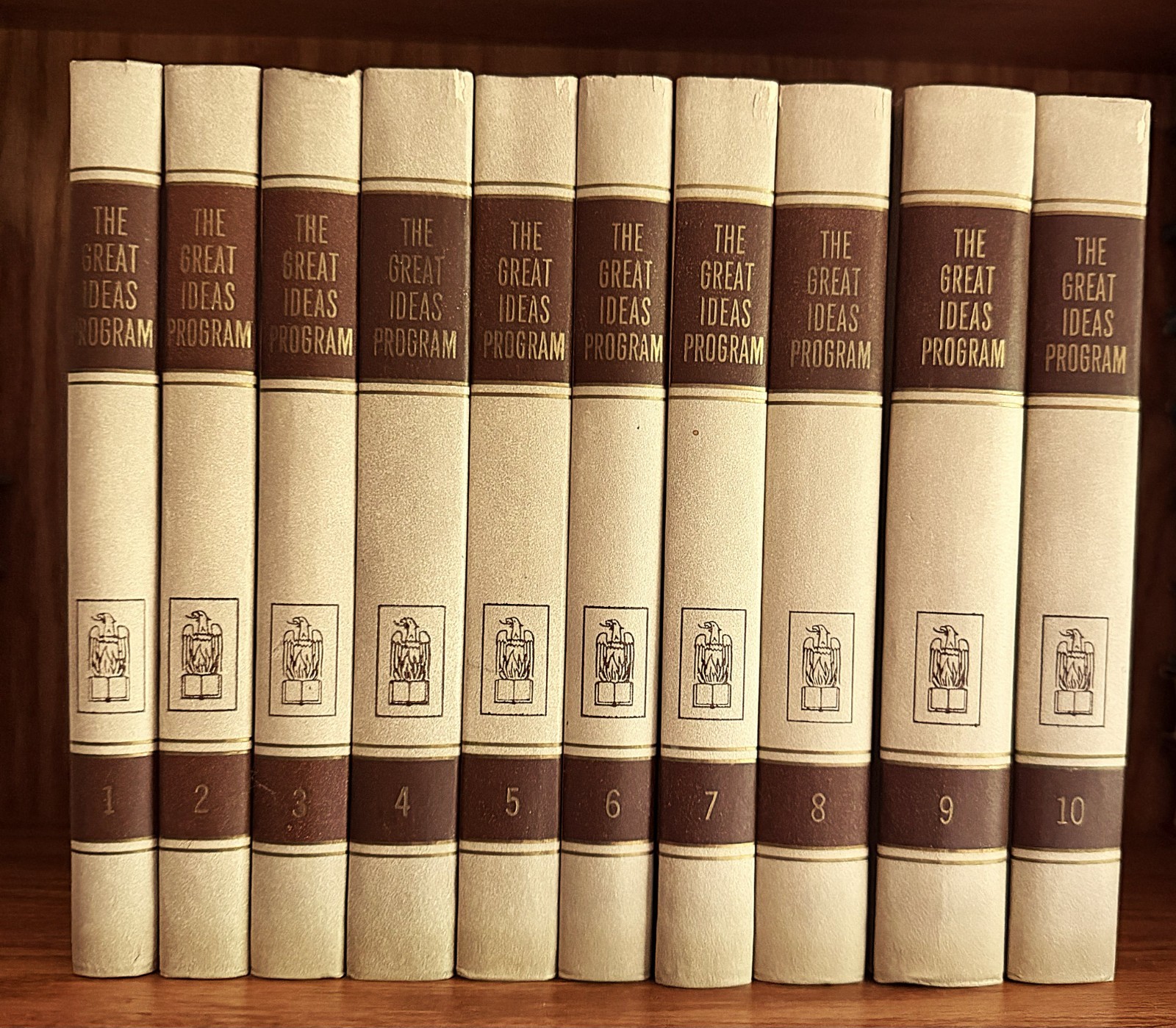 Vintage 1959 The Great Ideas Program Complete 10 Volume Set Mortimer Adler -MINT