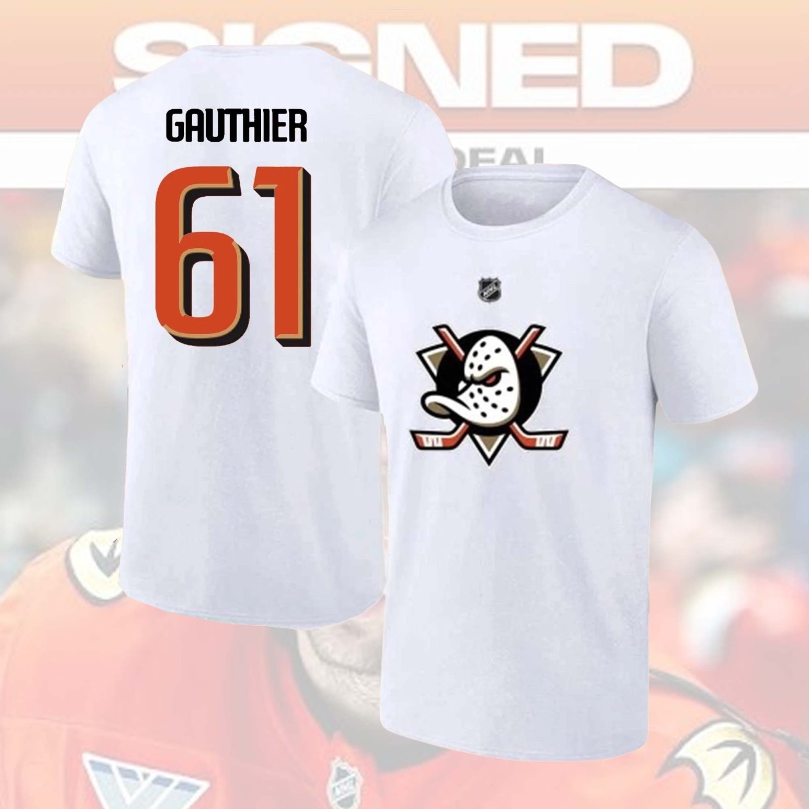 DEAL HOT - Cutter Gauthier #61 Anaheim Ducks Team 2026 Player Name And Number