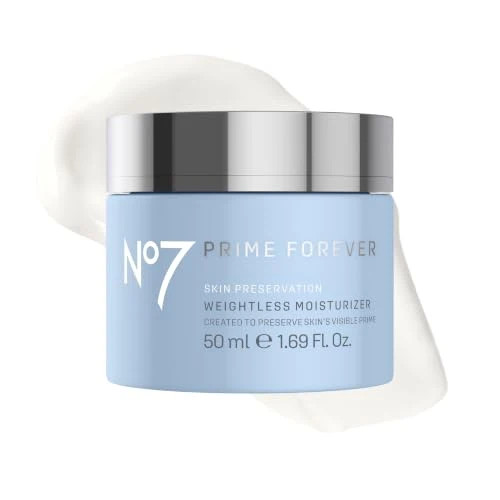 No7 Prime Forever Weightless Gel Face Moisturizer Hyaluronic