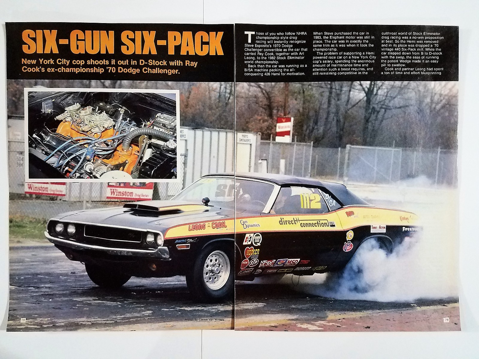 1970 Dodge Charger Six-Pack - 4 Page Original Article