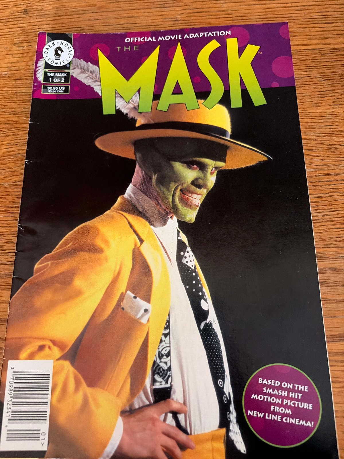 The Mask Official Movie Adaptation #1 Dark Horse Comics 1994 Jim Carrey 9.0 The Mask Official Movie Adaptation #1 Dark Horse Comics 1994 Jim Carrey 9.0
