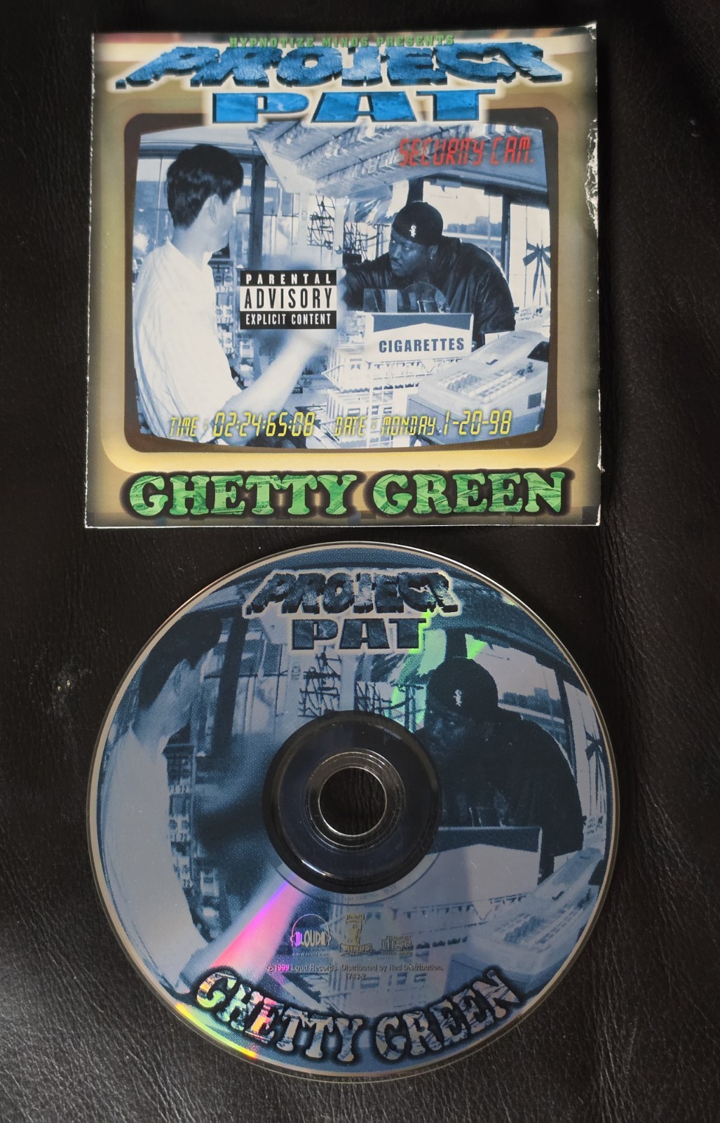 Project Pat - Ghetty Green CD and art work 