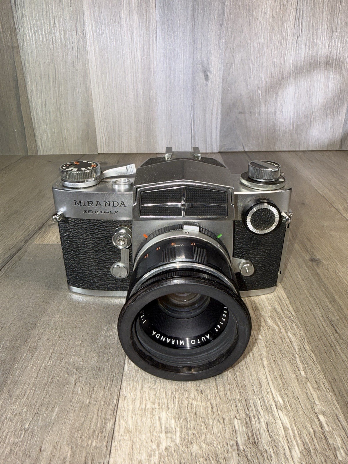 Miranda Auto Sensorex 35mm SLR Camera Auto Miranda 50mm f/1.8 Lens Japan