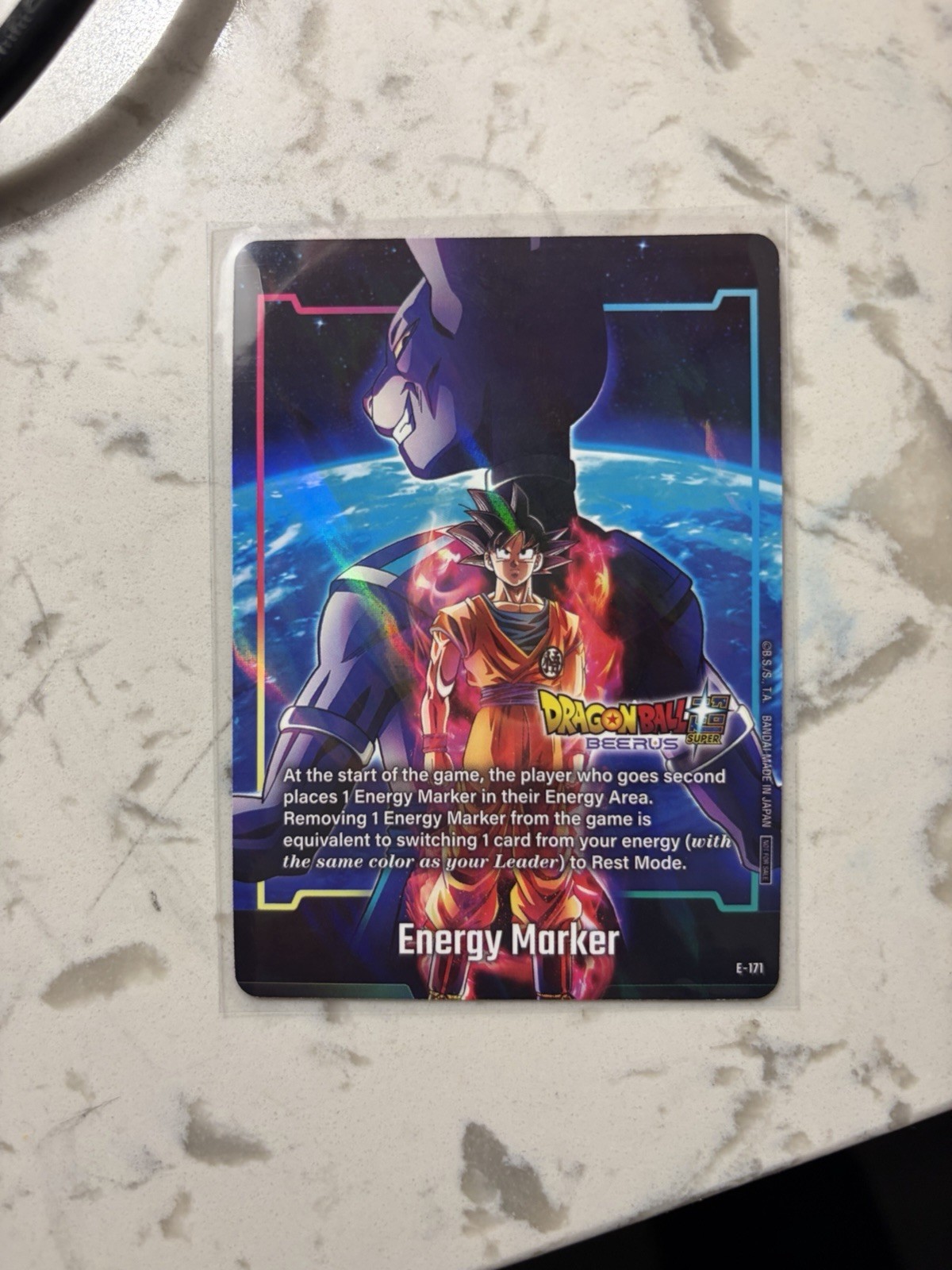 2026 NYCC Dragon Ball Super Energy Marker Goku Beerus Promo Card E-171 ENGLISH