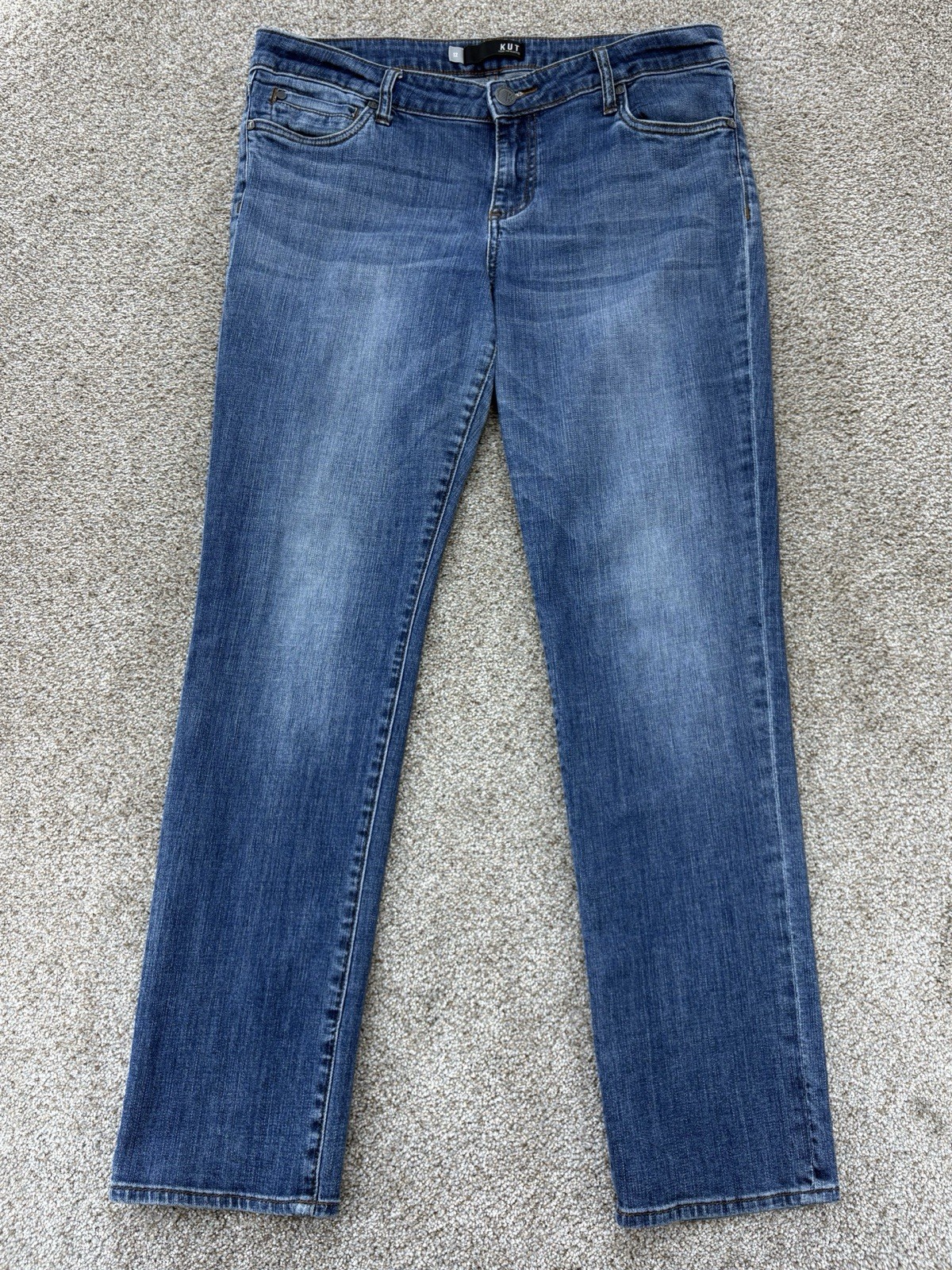 Kut From Kloth Womens Jeans size 12 Catherine Boyfriend measures 34x29 (inches)