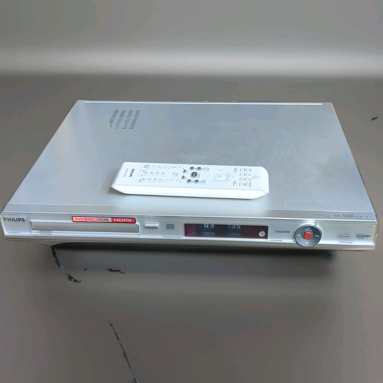 Philips DVDR3400 HDMI DVD Player Recorder w/ Remote - TESTED PLAYBACK ONLY