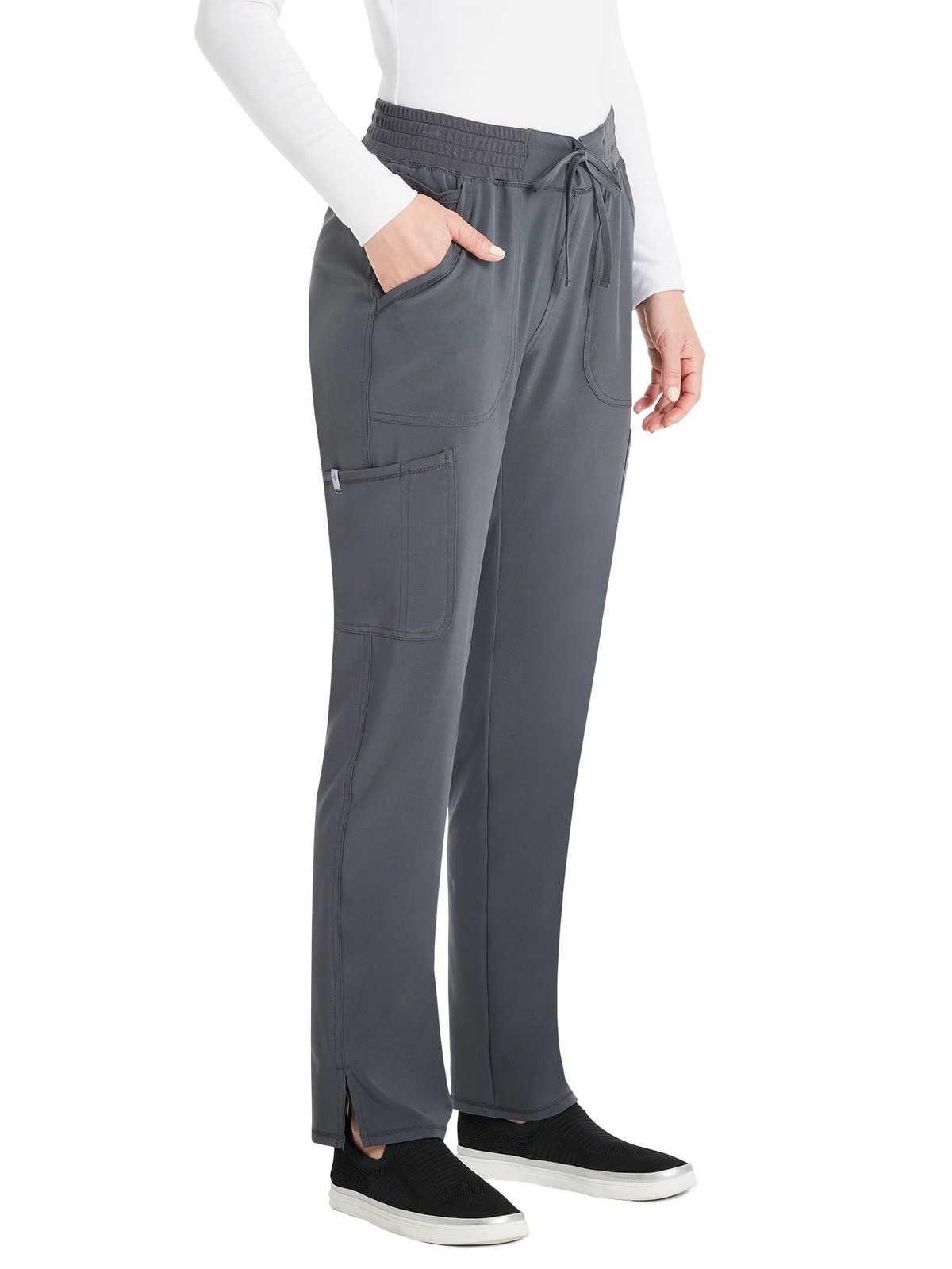 Scrubstar Women\'s Antimicrobial Straight Leg Scrub Pants XL Pewter