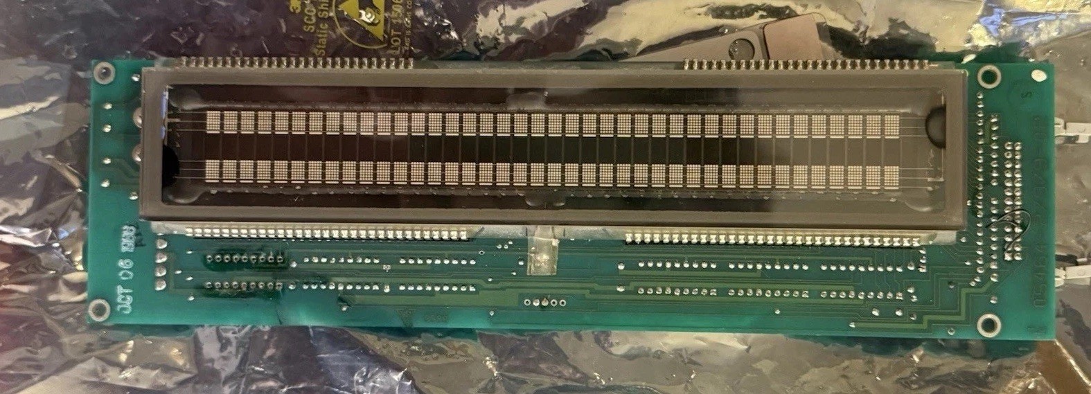 LARGE AND RARE IEE FLIP Alphanumeric VFD Model 03601-53-080