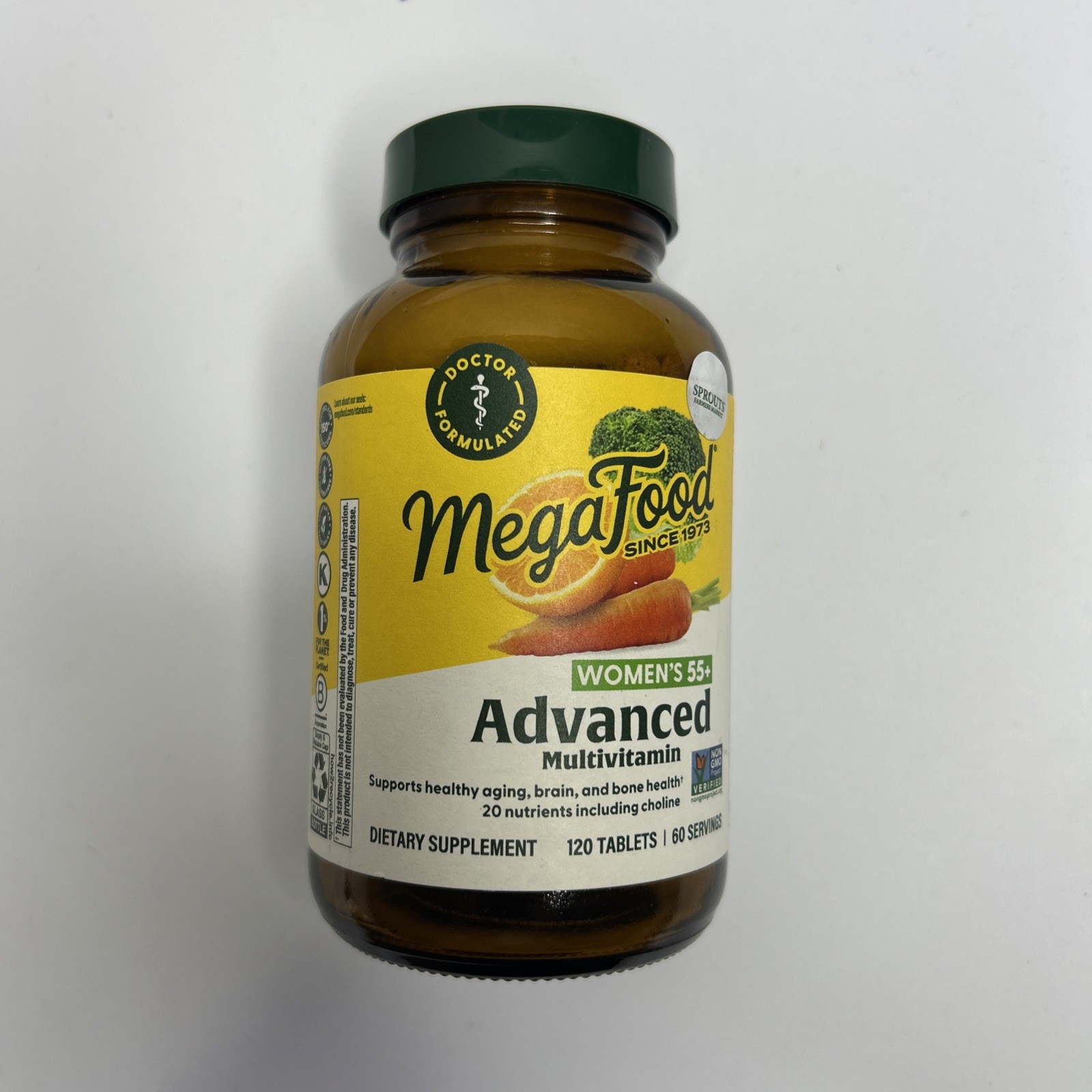 MegaFood Women’s 55+ Advanced Multivitamin 120 CT - Serving Size 2 Tablets 04/27 MegaFood Women’s 55+ Advanced Multivitamin 120 CT - Serving Size 2 Tablets 04/27