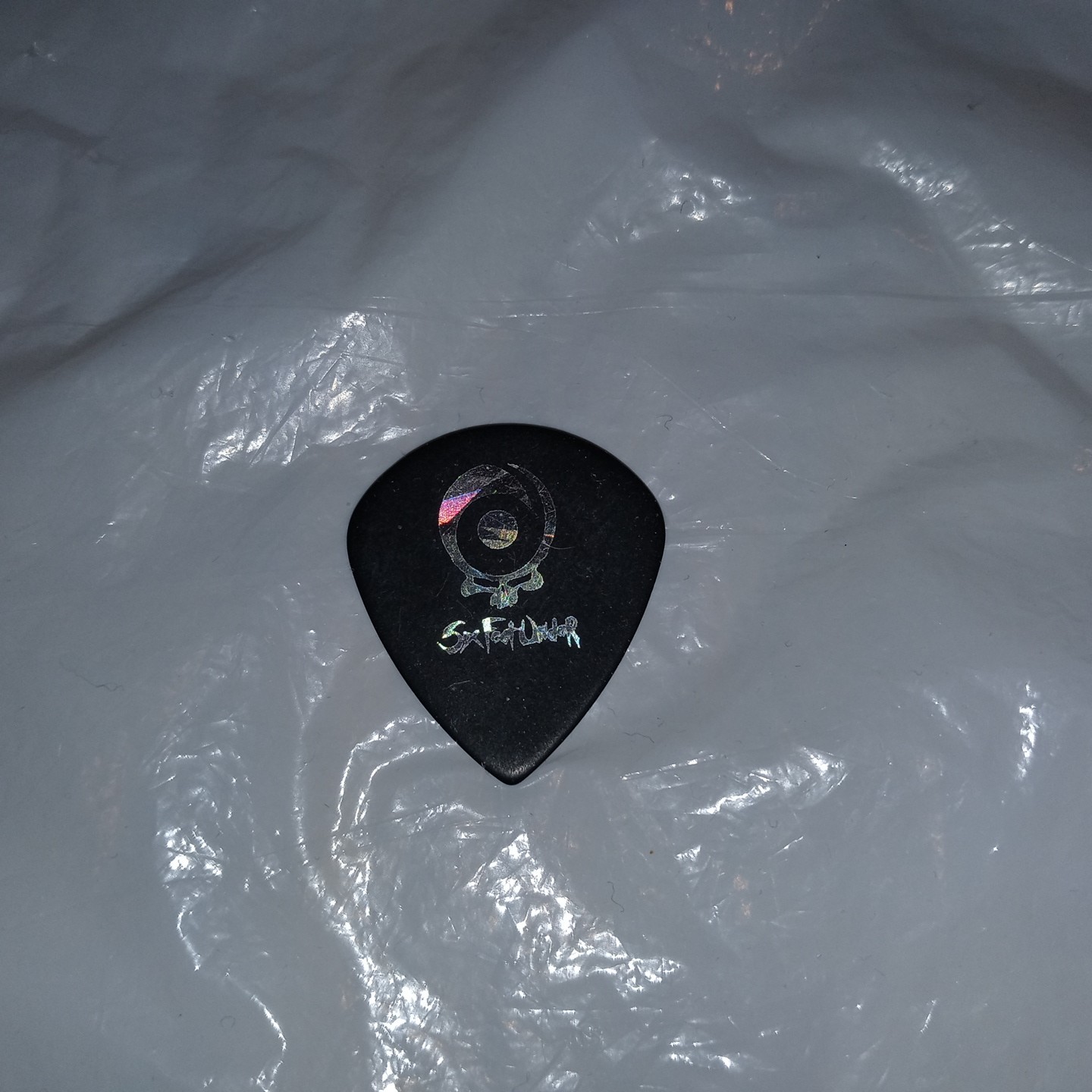 SIX FEET UNDER Cannibal Corpse Concert Tour Signature Used GUITAR PICK SIX FEET UNDER Cannibal Corpse Concert Tour Signature Used GUITAR PICK
