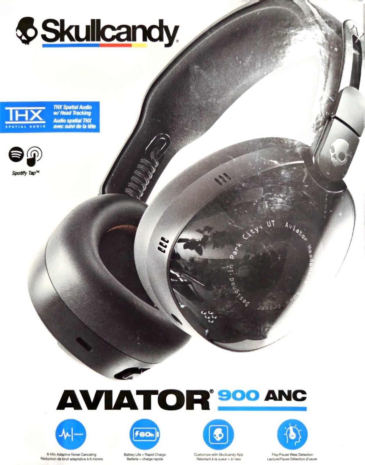 Skullcandy Aviator 900 ANC Wireless Headphones Black Pre-Owned