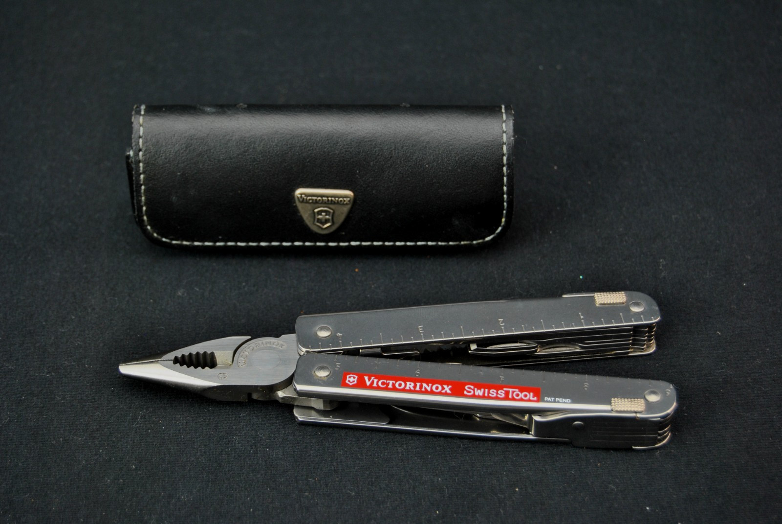 VTG Victorinox Swiss Army Knife SwissTool Plier Tool Leather Case 30926K VTG Victorinox Swiss Army Knife SwissTool Plier Tool Leather Case 30926K
