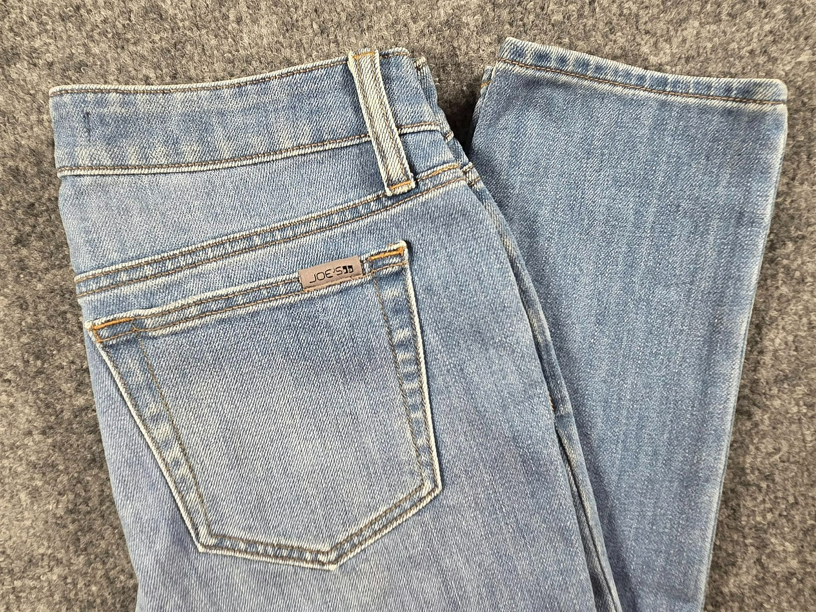 Joes Jeans Womens Curvy Skinny Crop Agnes Distressed Light Wash Jeans Size 27