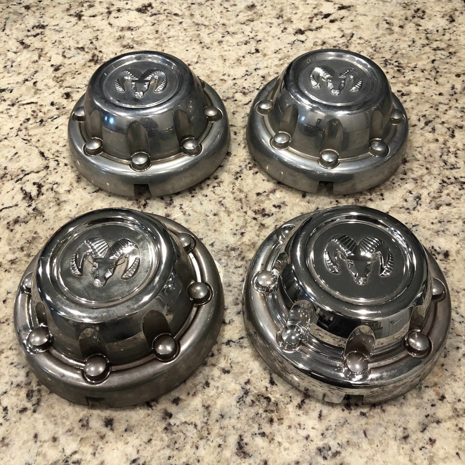 94-99 Dodge Ram 2500 94-03 Van Center Cap Hubcap 8 Lug 52106283AB Set of 4 OEM
