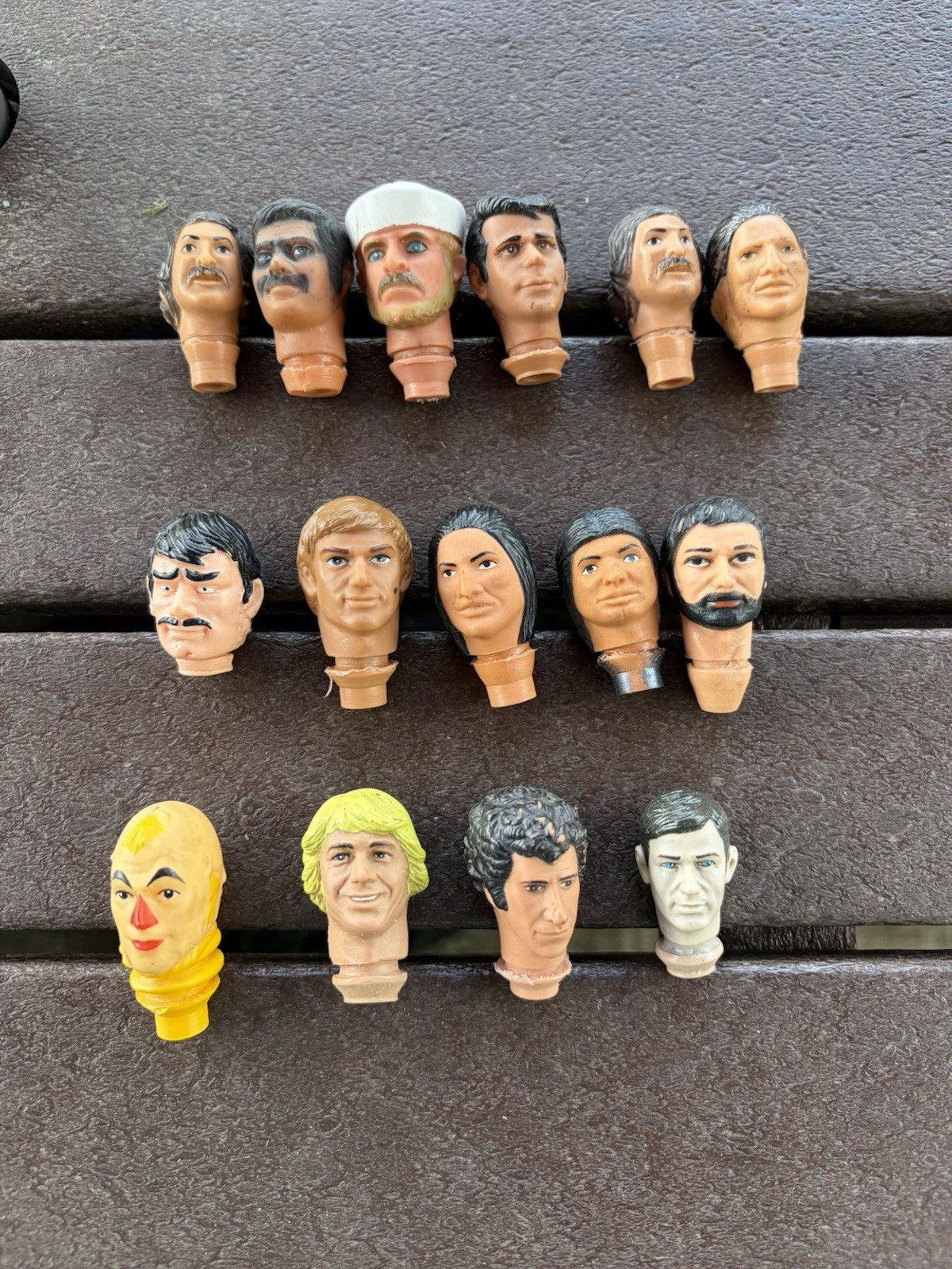 Vintage 1970’s Mego Figure Heads - 8” Parts Lot / Original Vintage 1970’s Mego Figure Heads - 8” Parts Lot / Original