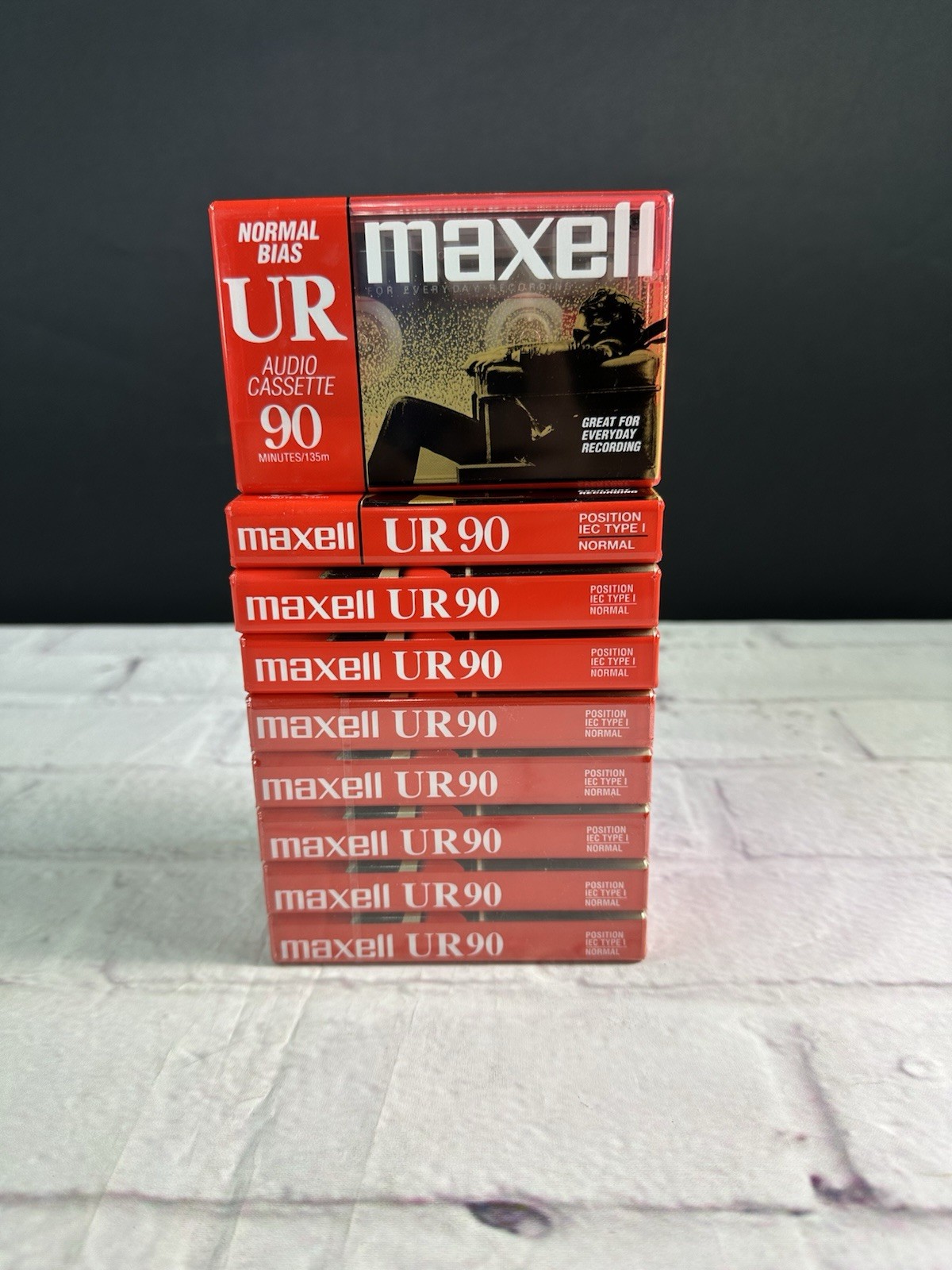 Maxell UR-90 Normal-Bias Cassette Tapes (108510) New Unopened | Choose Qty. Maxell UR-90 Normal-Bias Cassette Tapes (108510) New Unopened | Choose Qty.