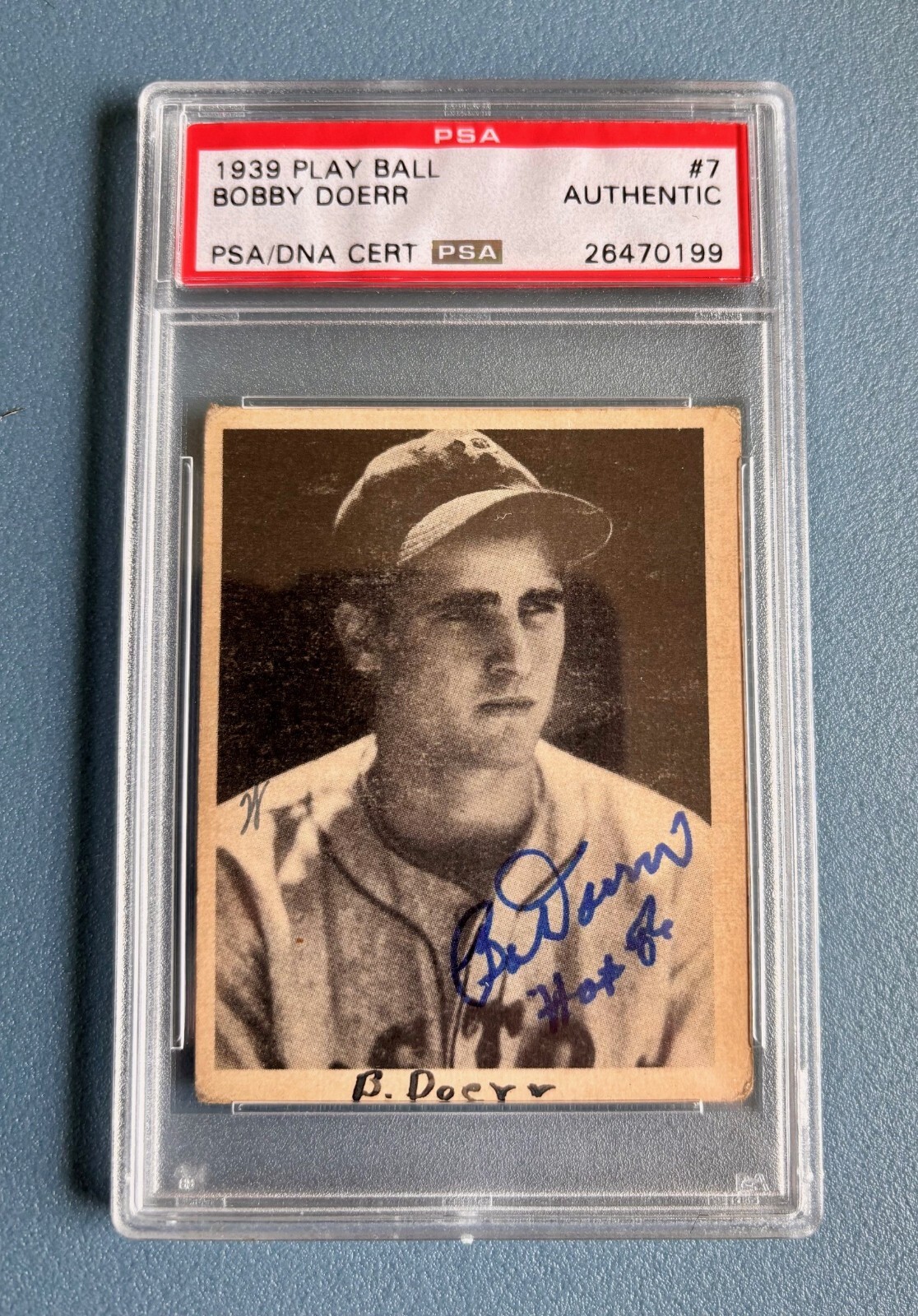 1939 Play Ball Bobby Doerr AUTO HOF PSA/DNA #7