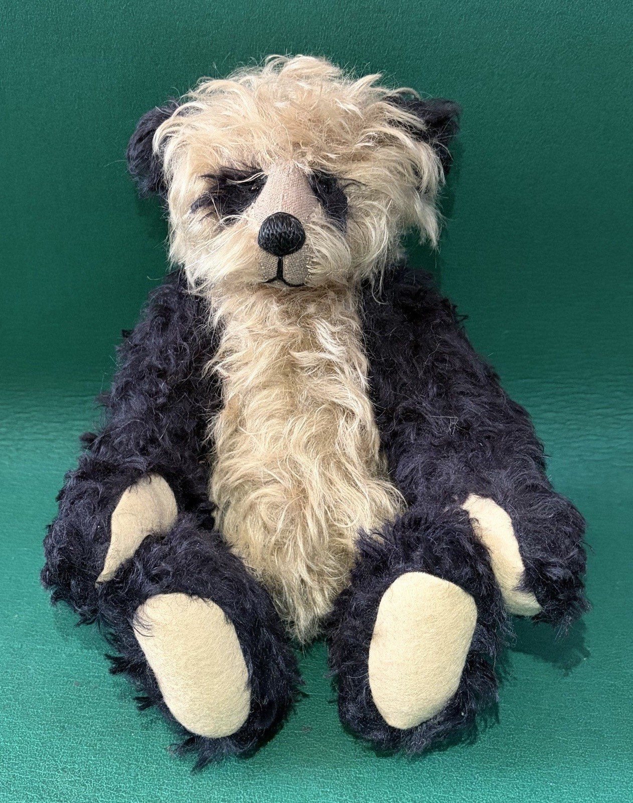 Vintage Judy Howard 1999 Mohair Wool Glass Eyes Mu Shu Jointed 12\
