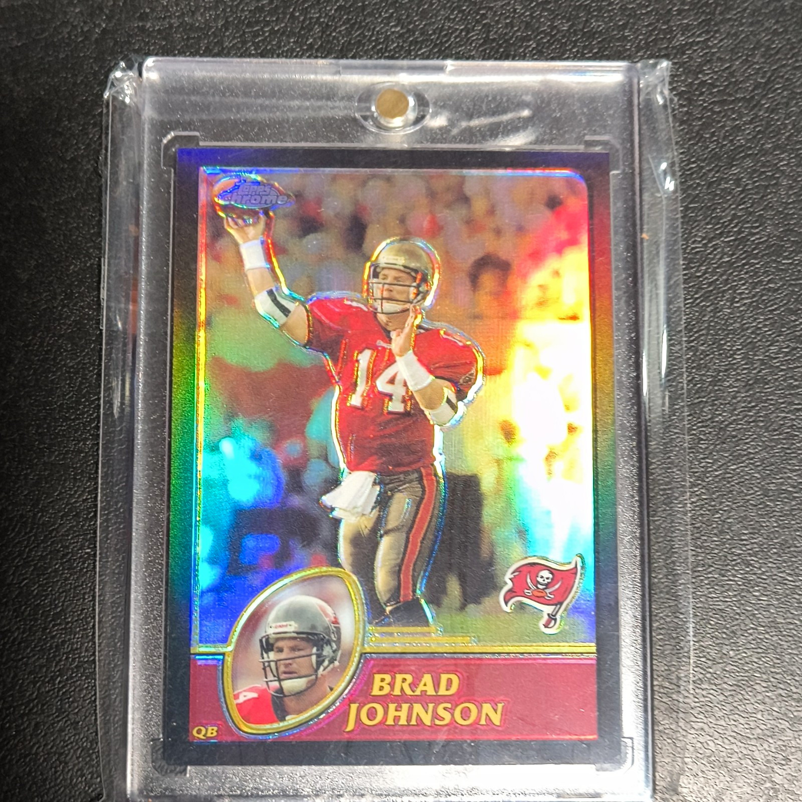 Topps Chrome Brad Johnson Refractor #95 Serial #292/599 Tampa Bay Buccaneers