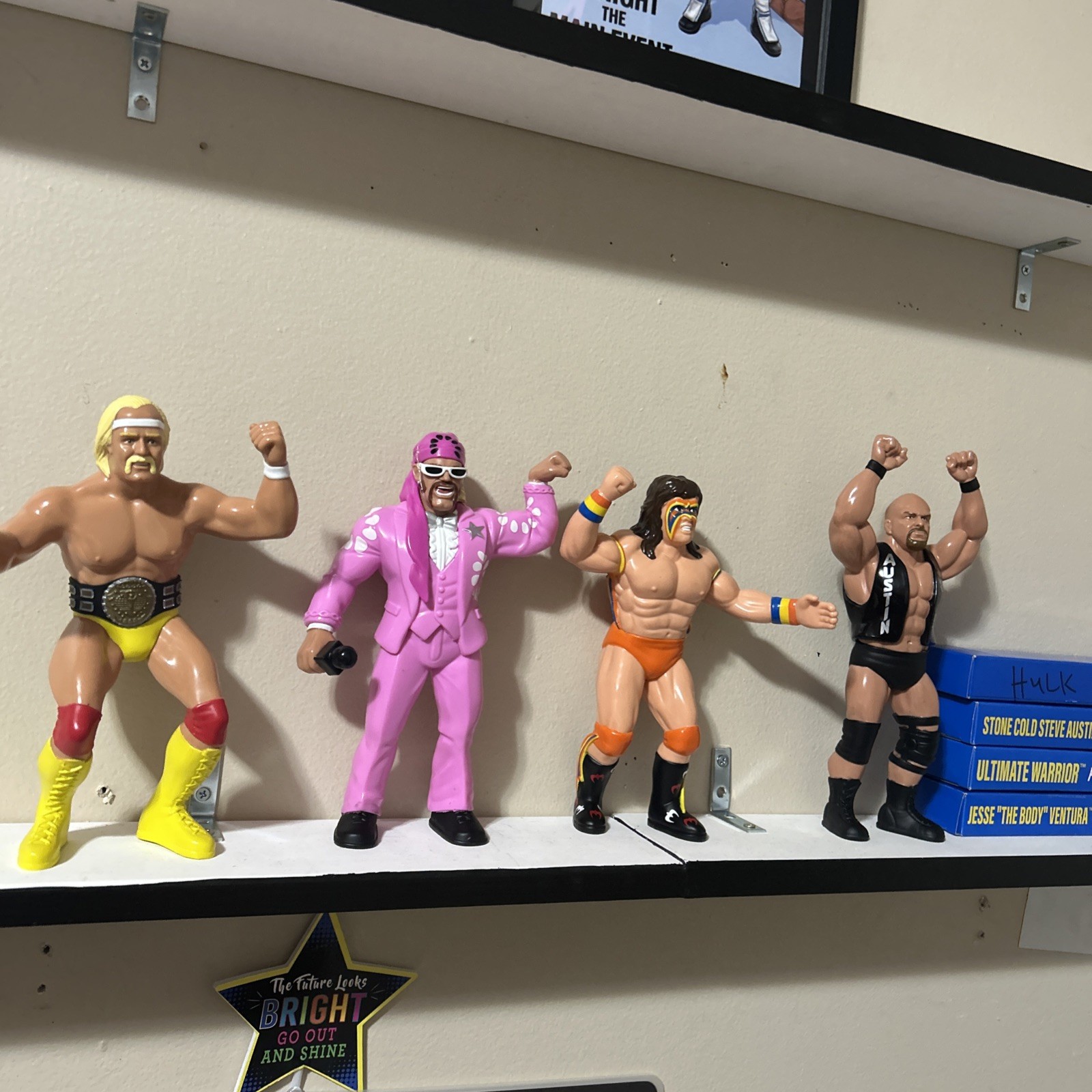 Mattel LJN WWE Superstars Series lot of 4 comes with posters Mattel LJN WWE Superstars Series lot of 4 comes with posters