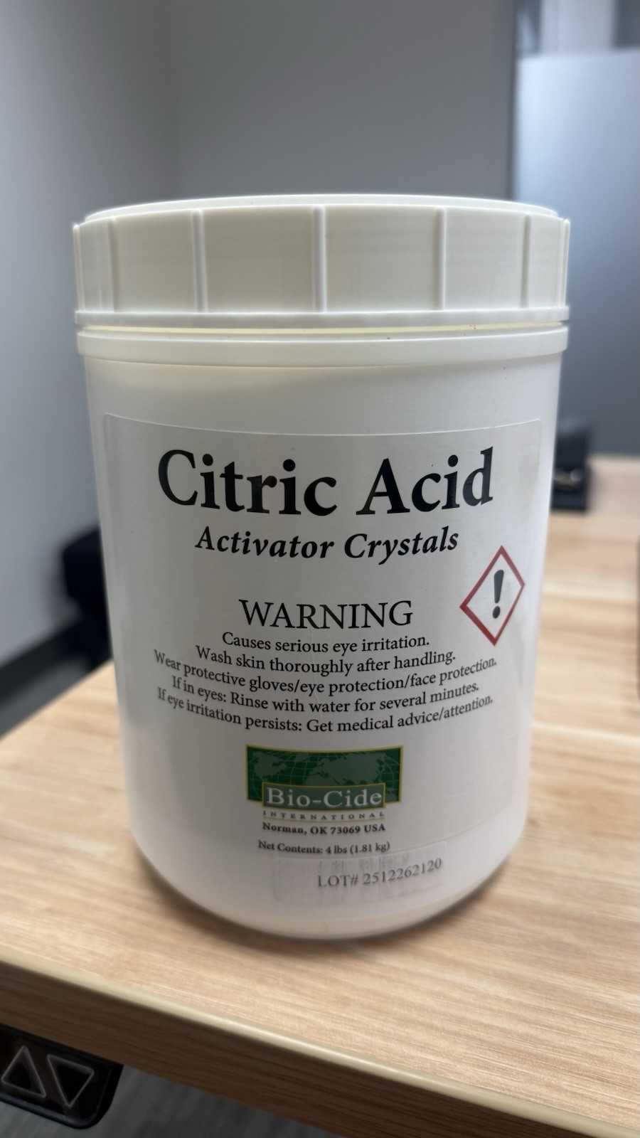 Citric Acid Activator Crystals Bio-cide Purogene