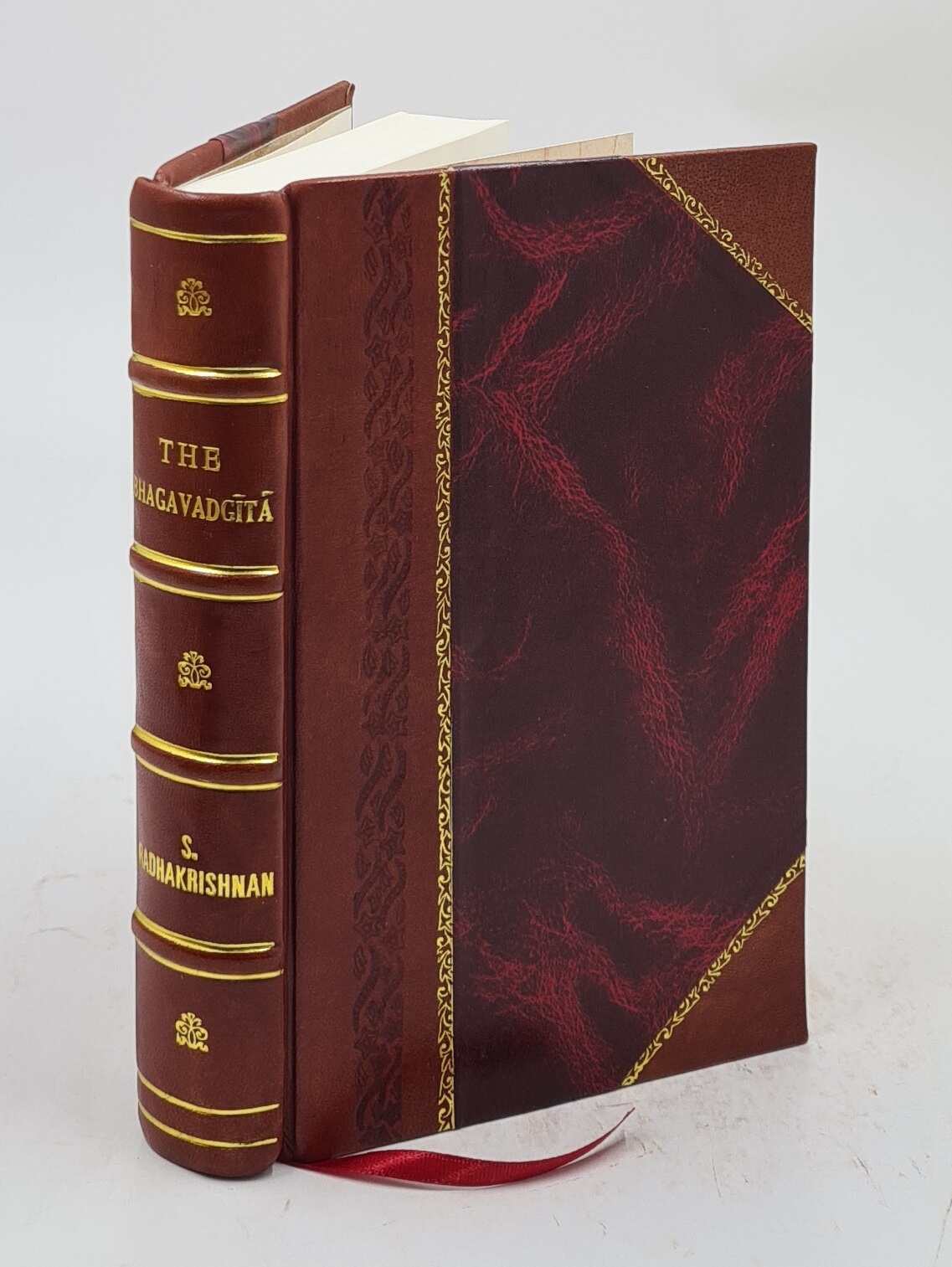 The Bhagavadgita 1918 By Radhakrishnan, S. [Leather Bound]