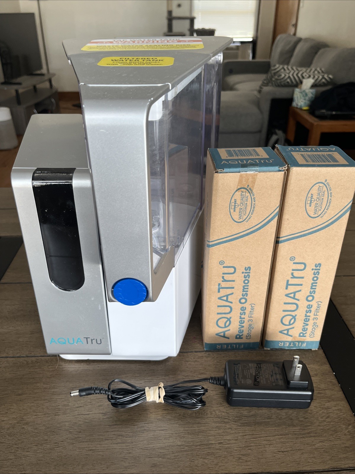 AquaTru Connect AT2020 Countertop Reverse Osmosis Water Purifier w/ New Filters 